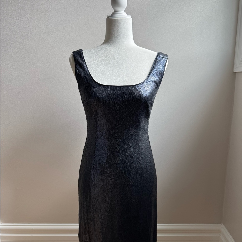 BANANA REPUBLIC NWT Elegant Midnight Blue Sleeveless Dress